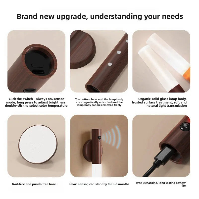 Motion-activated night light