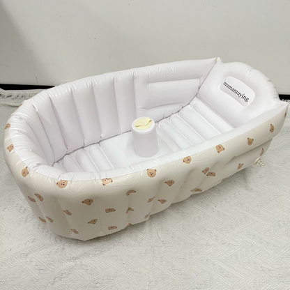 DropVibeHub™ Inflatable Baby Bath