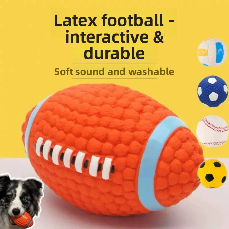 VibeBounce™ Rubber Interactive Dog Ball