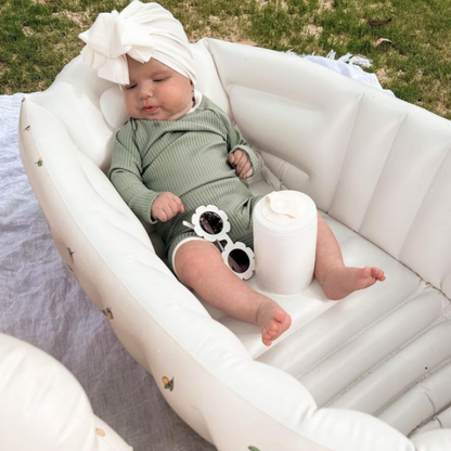DropVibeHub™ Inflatable Baby Bath