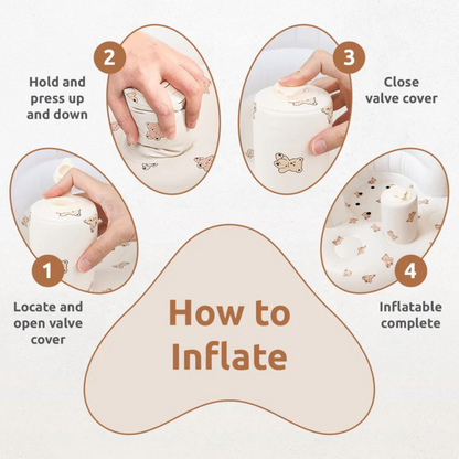 DropVibeHub™ Inflatable Baby Bath