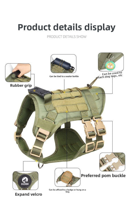 VibeTactic™ Dog Tactical Chest Harness