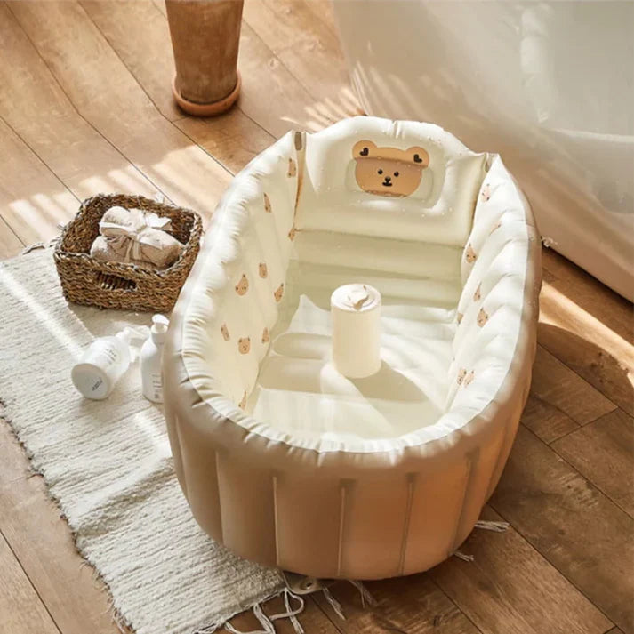 DropVibeHub™ Inflatable Baby Bath