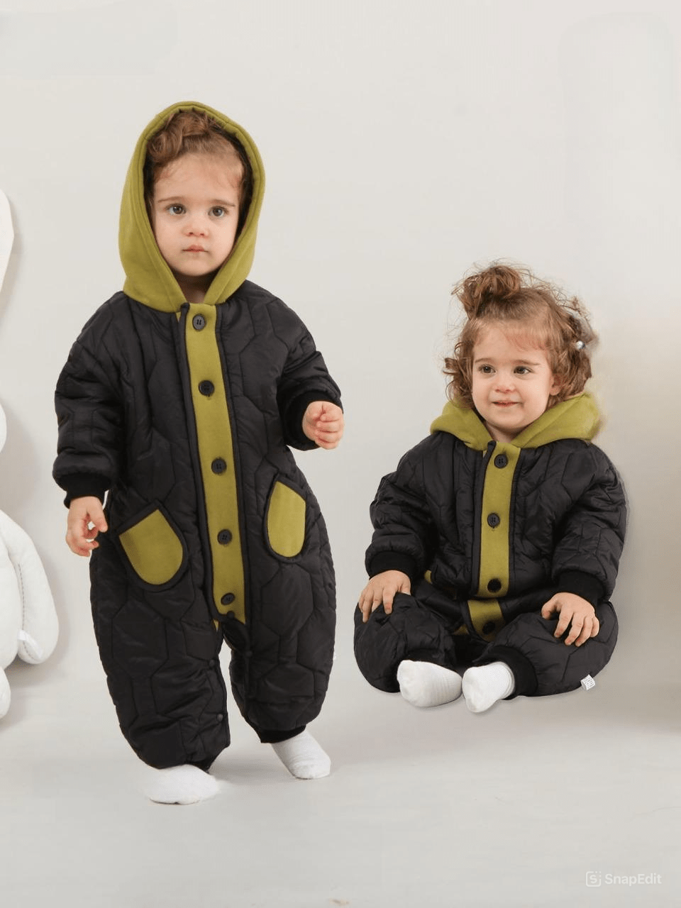 DropVibeHub™ Deer Fur Romper for Boys & Girls