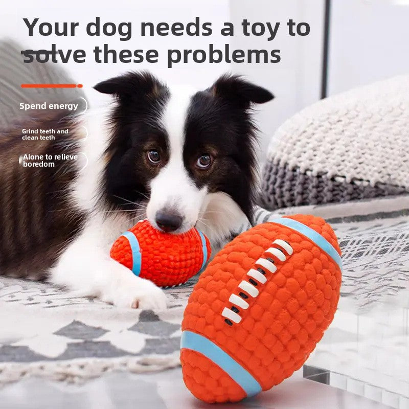 VibeBounce™ Rubber Interactive Dog Ball