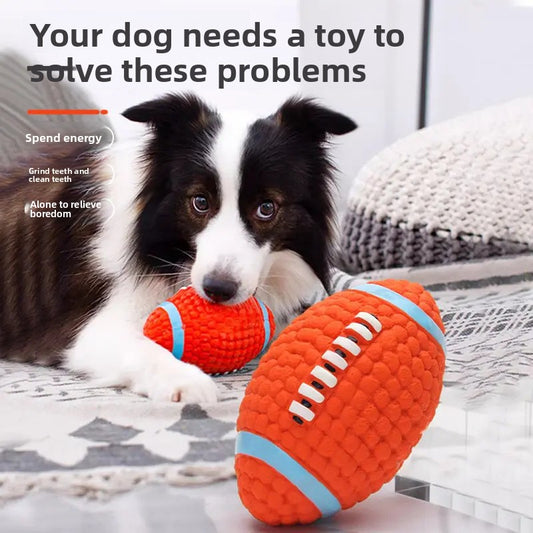 VibeBounce™ Rubber Interactive Dog Ball